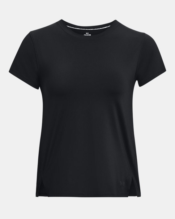 Women's UA Iso-Chill Laser T-Shirt, Black, pdpMainDesktop image number 4